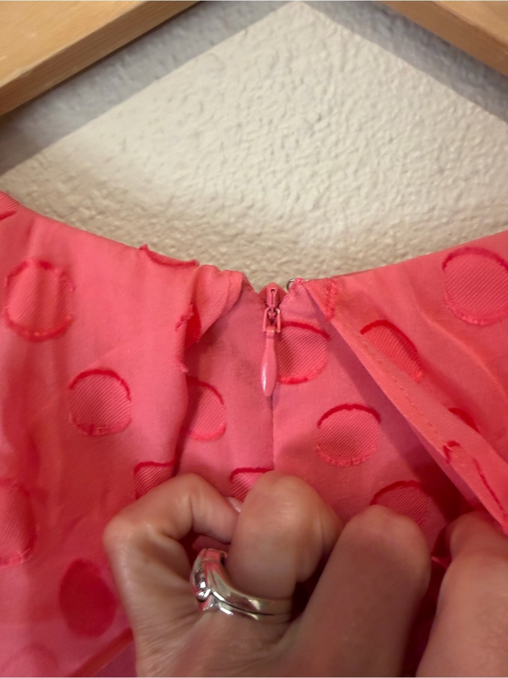 SALONI Rita Pink Ruffled Midi Dress - Picture 9 of 13
